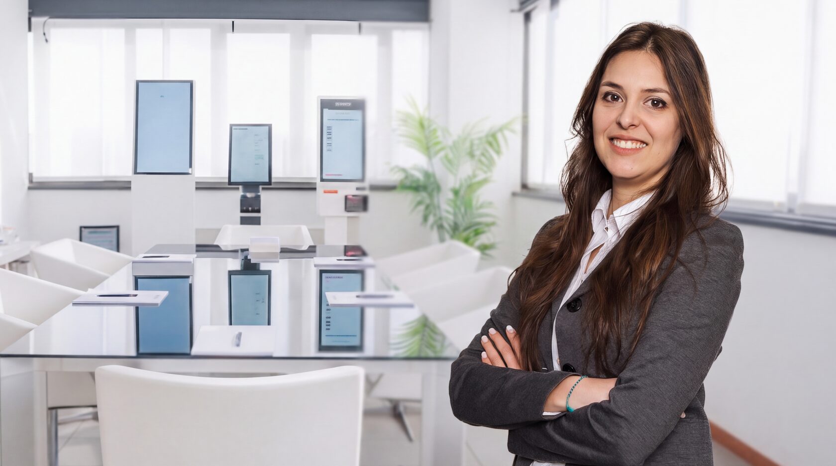 Vesna del team Intraweb nella sala riunioni Intraweb