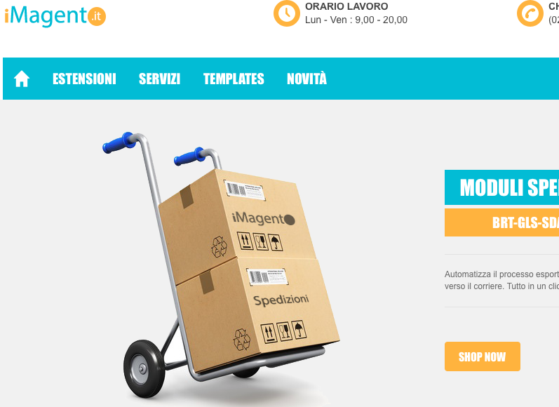 Restyling per iMagento.it: moduli Magento che funzionano