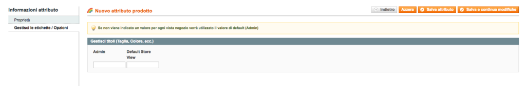 Migliora l’usabilità del tuo sito con Magento: la creazione degli attributi